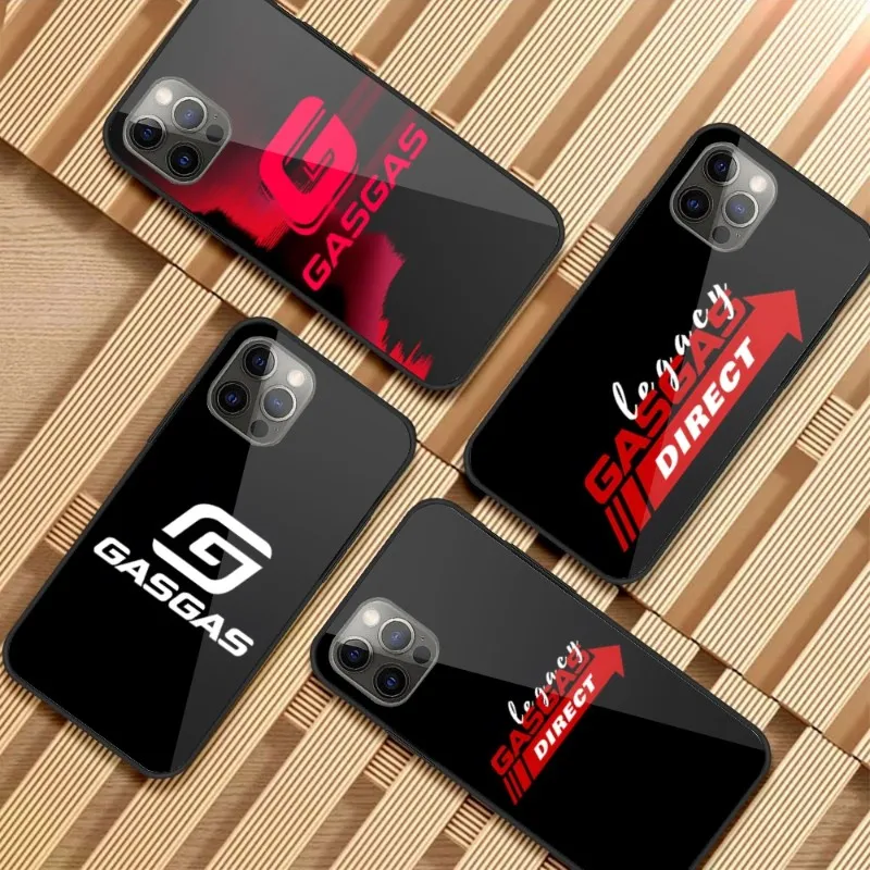 Custodia Per Smartphone Da Corsa Gas-Gas Per Iphone 14 13 12 11 Xs X 8 7 6 Plus Mini Pro Max Se 2022 Pc Cover Per Telefono In Vetro Funda