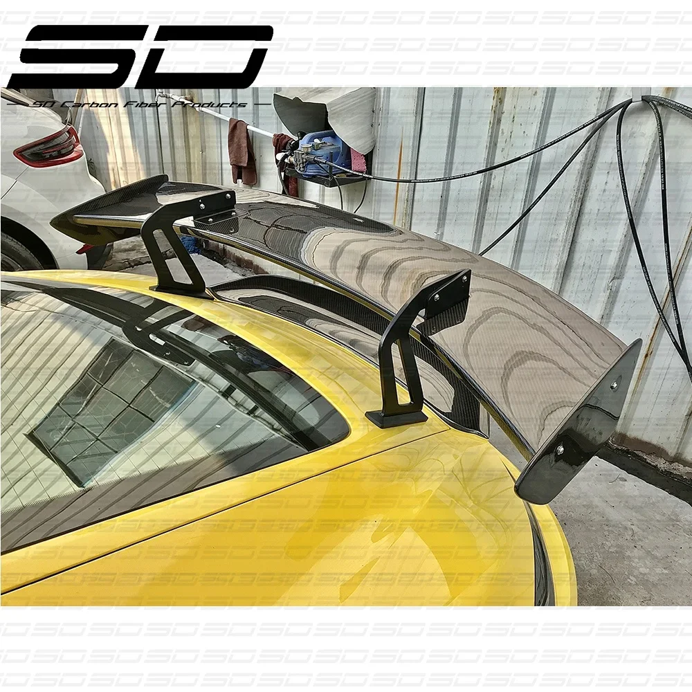 

Сухое углеродное волокно G T 4 стильный задний спойлер для роскошных автомобилей 718