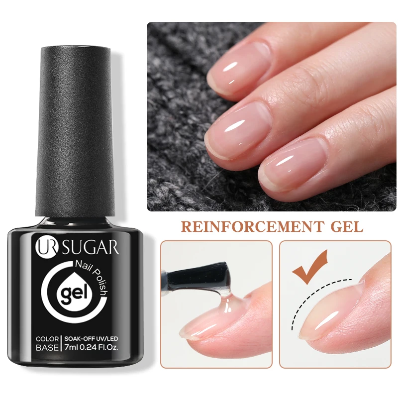 thumbnail image 1 of UR SUGAR 7ML Retro Red Semi-permanente Esmalte Soak Off UV Gel Glitter 140 Colores Rosa Blanco Negro Uñas Para Manicura Nail Art, 1 of 5