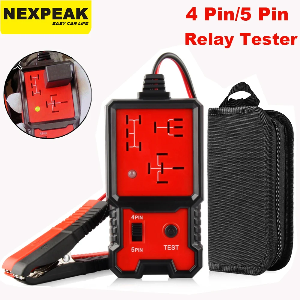RelayTesterKit12vCarRelayTesterAutomotiveDiagnosticToolsElectronicUniversalForCars