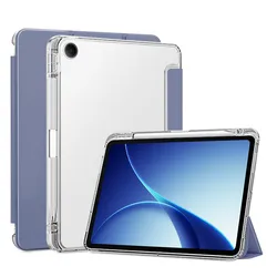 Funda versátil para tableta con soporte para lápiz y soporte trasero suave para tabletas de 12.1 pulgadas