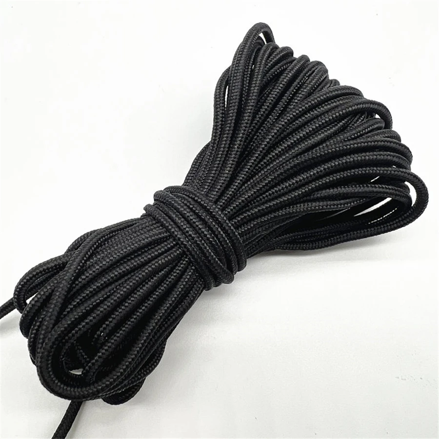0.4/0.5/0.8/1/1.5/2/3/4MM Paracord Parachute Cord Lanyard Tent Rope Guyline Mil Spec Type 1pcs for Hiking Camping nylon cord