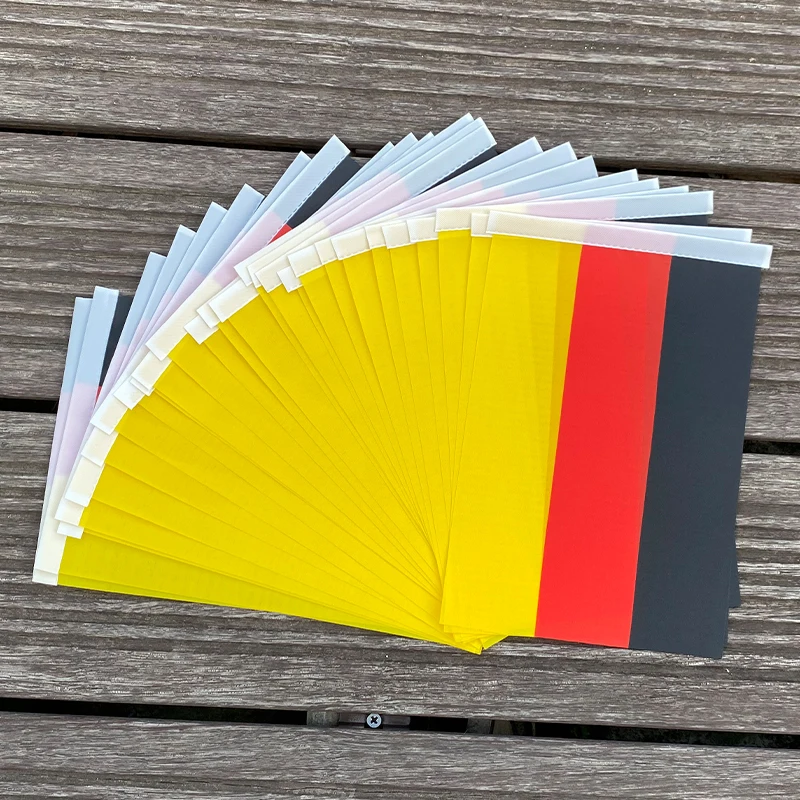 xvggdg 100pcs 14 * 21cm Germany hand flag Promotion Wholesale Small Germany Hand Waving National Flag - Image 4