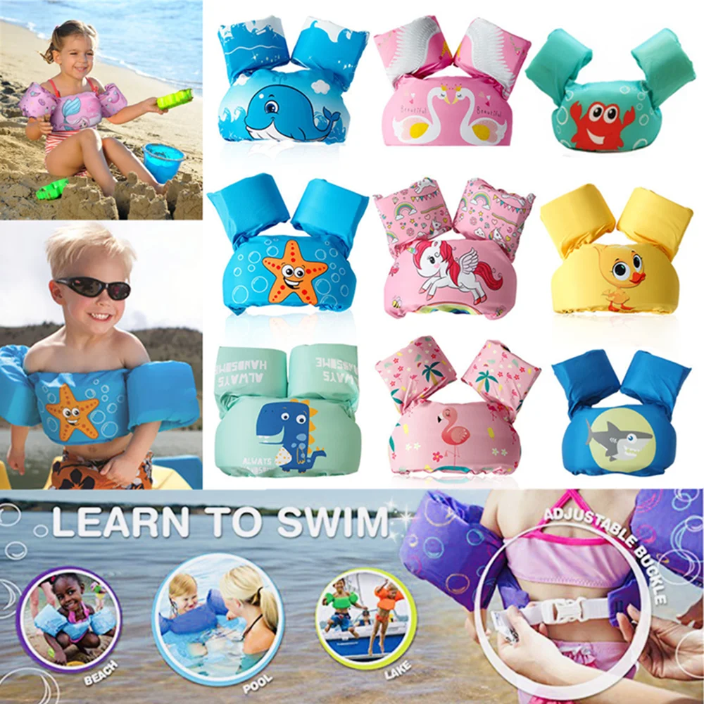 Baby Swim Rings Foam Inflatable Baby Arm Ring Buoyancy Vest Garment of Floating Kids Safety Life Vest Children Swim Life Jackets baby s foam swimming rings cartoon arm ring buoyancy vest garment of floating kids safety life vest children s swim jackets