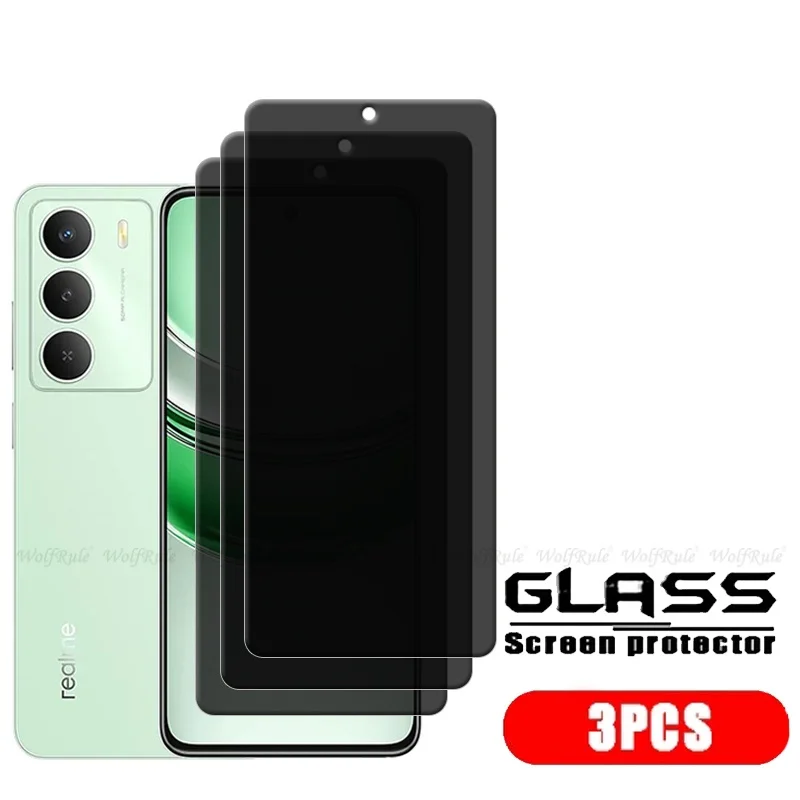 Tempered Privacy Screen Protector for Realme 14X - Anti-Spy Glass Shield (Available in Multipacks)