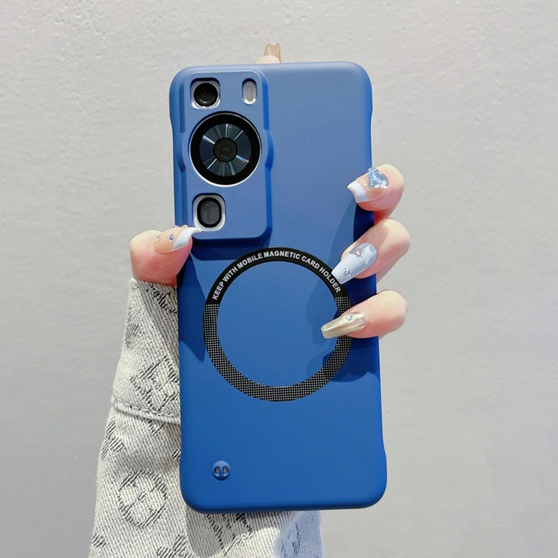 Funda magnética inalámbrica con carga inalámbrica para Huawei Mate 60, Po 50, 40, 30, 20, P60, P50, P30, ultrafina, a prueba de golpes_voghion.com