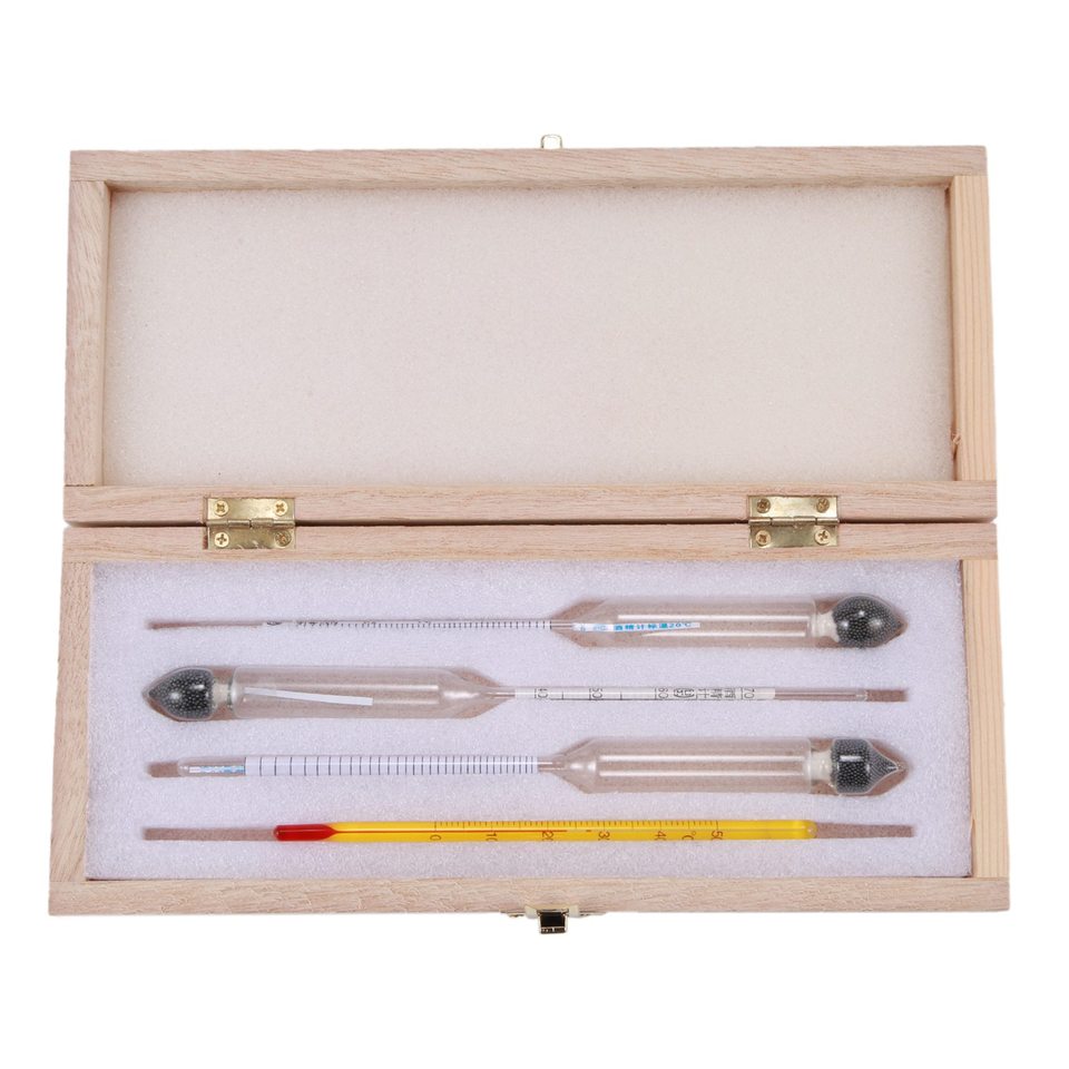 Alcohol meter Alcoholmeter alcohol detector alcohol measuring tool alcohol tester wine Hydrometer bar Set with Thermometer