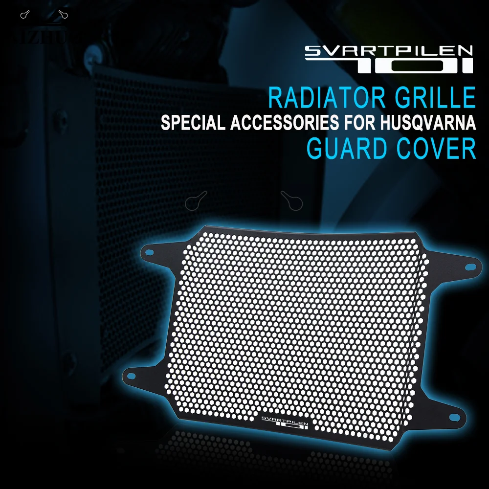 

For Husqvarna Svartpilen701 2019 2020 2021 Svartpilen 701 Motorcycle Radiator Guard Grille Cover Protector Grill Covers