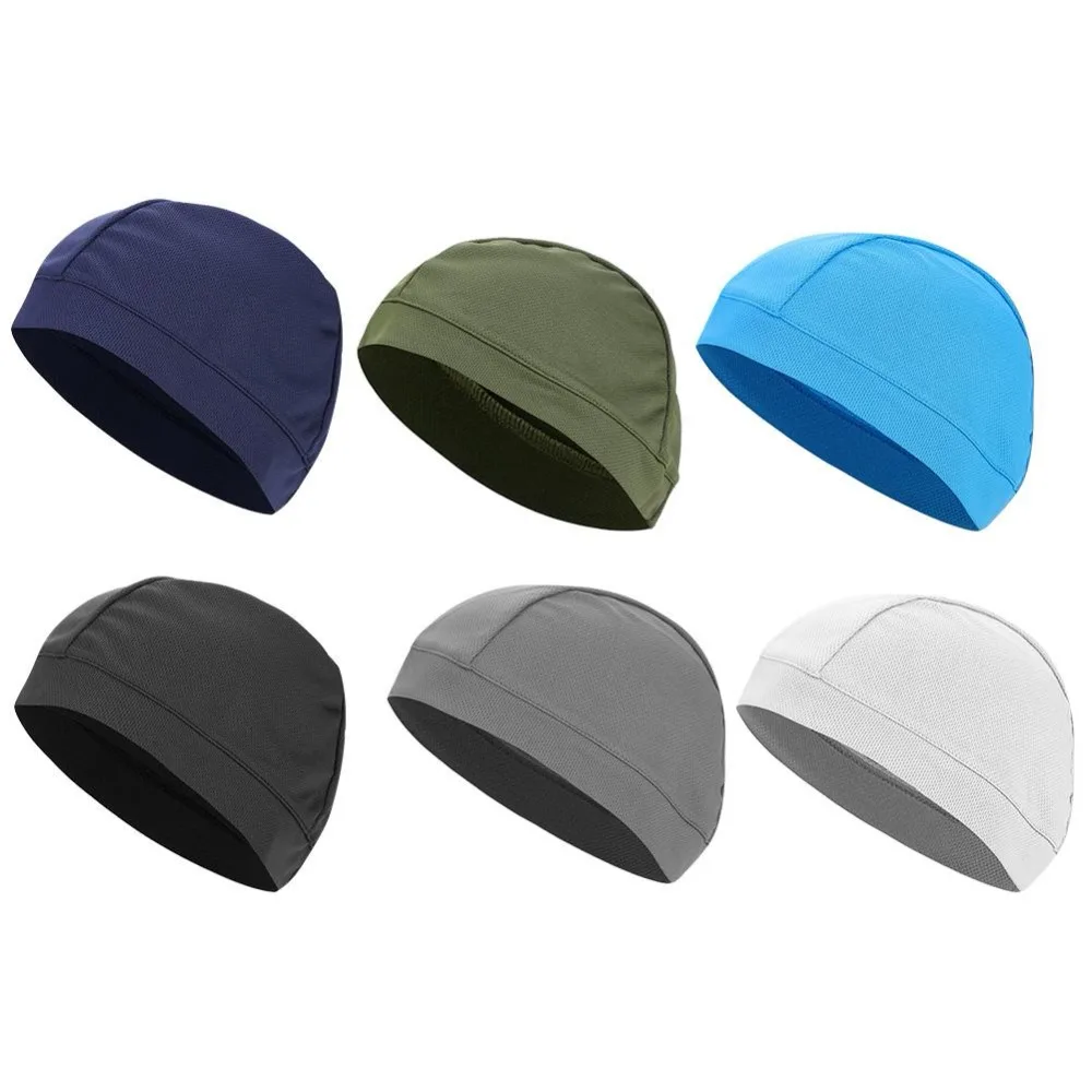 Casquette De Crâne Coupe-vent Pour Cyclisme - Doublure De Casque, Bleu Foncé, Unisexe Adulte