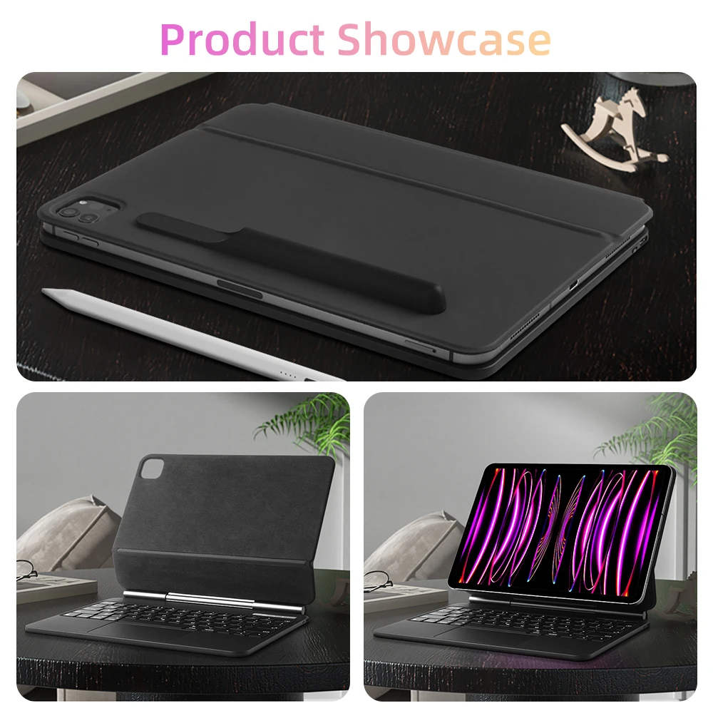 Tablet Keyboard Case Magic Keyboard for iPad Pro 11 iPad Air 4/5/6 10th Gen 12.9 13