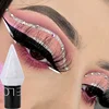 Pearlescent Liquid Eyeshadow, Mini Eyeliner With Smooth Glitter Finish, Silver Sequins, Long-Lasting Shine Eyeliner Eye Makeup 5