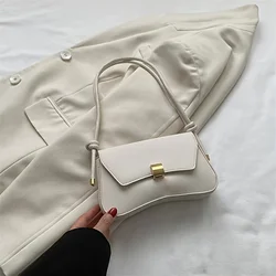Elegant Lightweight Shoulder Bag for Women and Teens - Ideal for Office, College, Travel, and Daily Use (White)