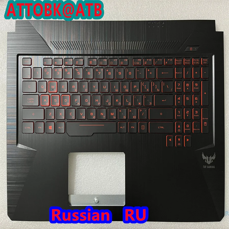 Teclado Portátil com Retroiluminação Rgb Shell c para Asus Tuf Fx705d Fx705dd Fx705du Fx705dt Fx705 Fx705gm Fx705dt Russo Espanhol Latino Eua - Imagem 5