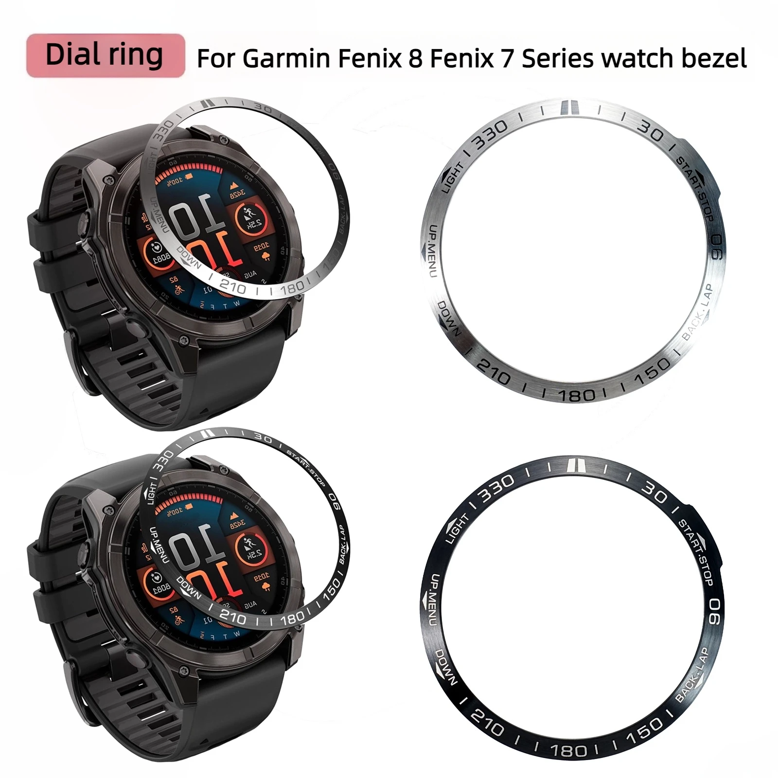 Premium Metal Bezel Protective Cover Ring