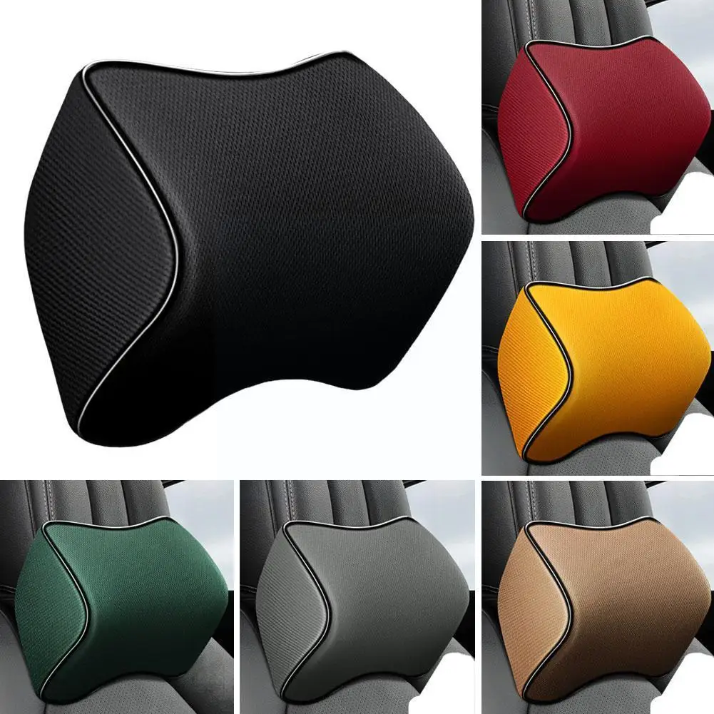 

Car Rest Pillow Auto Car Neck Cushion Memory Foam Support Pillow Automobiles Rest Breathable Neck Protector Interi V3f0