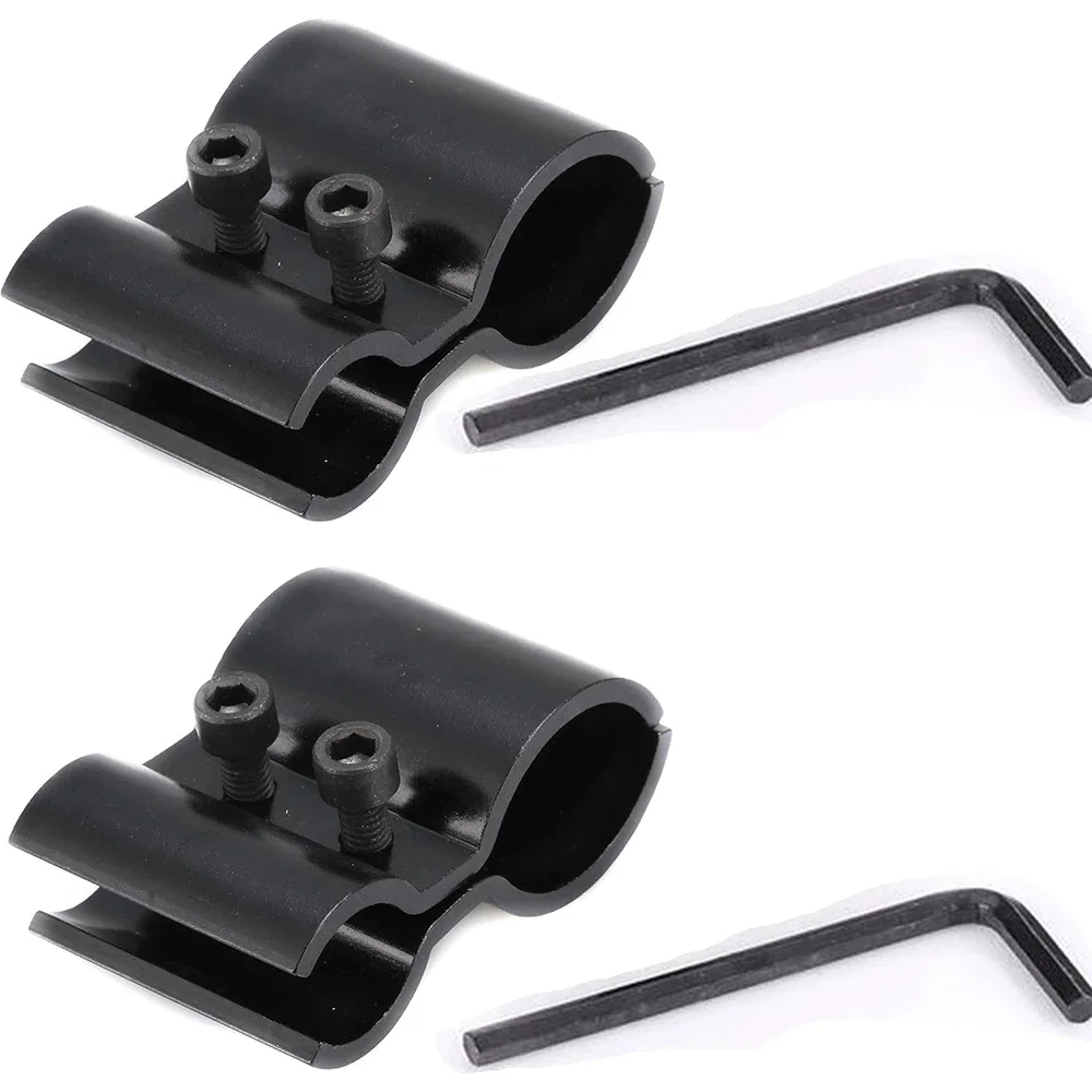 Shotgun Accessories Tube Clip Barrel Mlok Rail Mount Holder Mag Extension Flashlight Laser Torch Clip Clamp with Allen Key Ar15