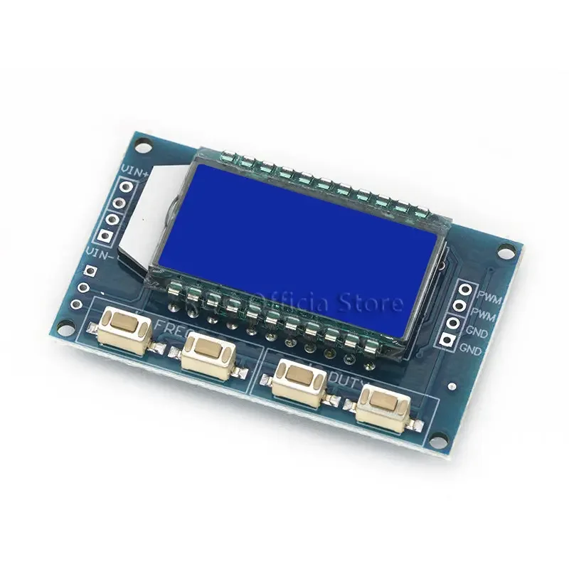 Signal Generator Kit Signal Generator PWM Pulse Frequency Duty Cycle Adjustable Module LCD Display 1Hz-150Khz 3.3V-30V