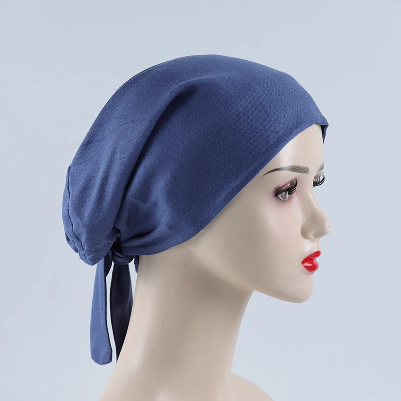 Muslim Women Underscarf Head Cover Muslim Headscarf Inner Hijab Caps Islamic Underscarf Hat Cap Bone Bonnet 2
