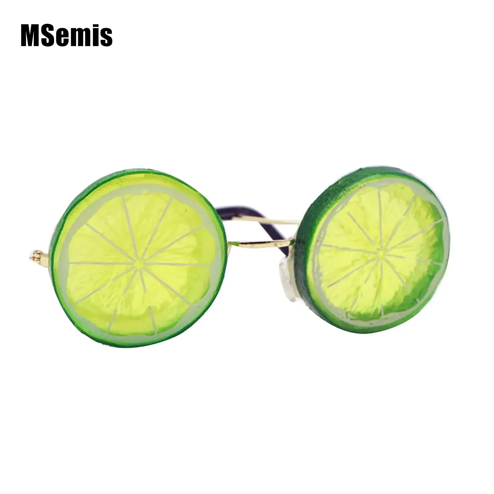 Adult Kids Lemon Shaped Glasses Creative Funny Dress up Eyeglasses Outdoor/Indoor Wedding Photography Birthday Party Props funny crazy party glasses novelty costume party carnival glasses hawaii holiday dress up kids photo props deco festival supplies