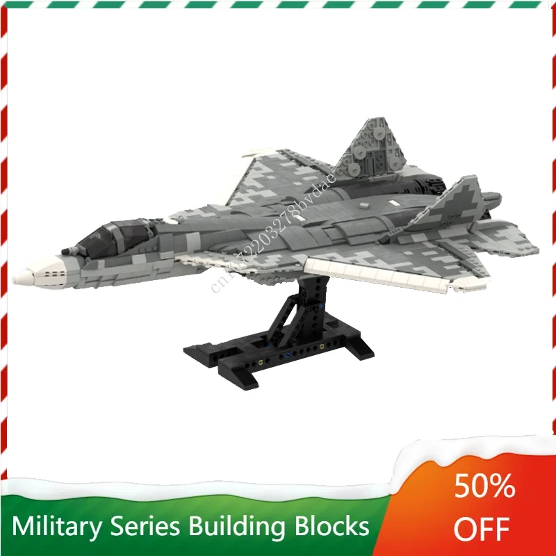 

1907 шт., MOC, военное оружие, Sukhoi, модель боевика, строительные блоки, технология, кирпичи, сборка «сделай сам», игрушки, подарки на день рождения