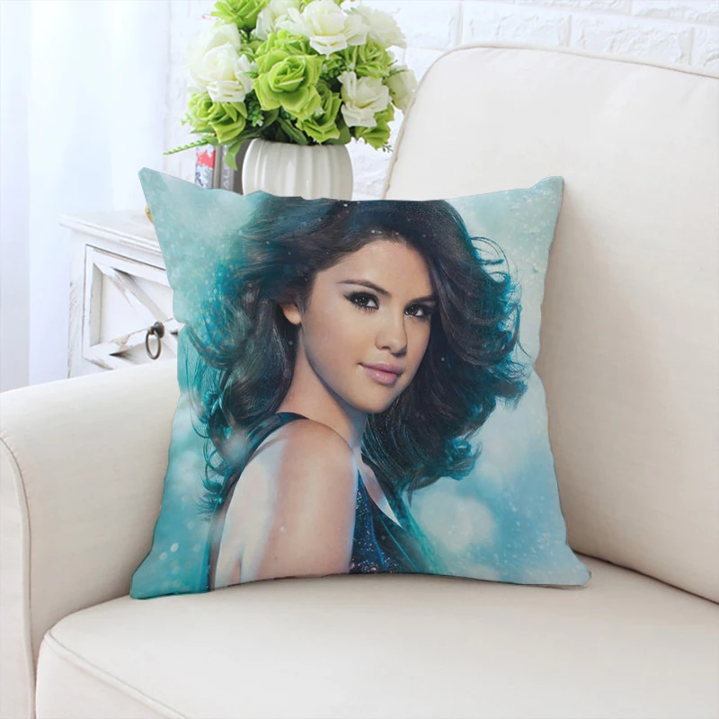 

Pillow cover Rema Selena Gomez double-sided printed sofa cushion cover chair cushion headboard backrest custom fan gift 45x45cm