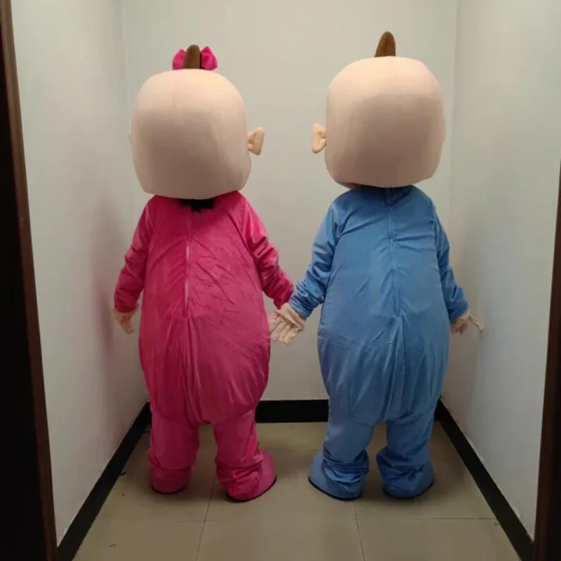 Mascot Costume 2 pcs Adult Both Baby Boy And Girl Christmas Fancy Dress Halloween Costume