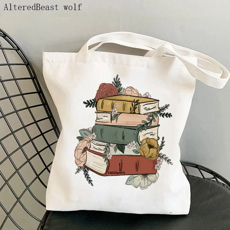 Teacher supplies Shopper bag Favorite Teacher Floral Bag Shopping Canvas Shopper Bag girl handbag Tote Shoulder Lady gift Bag
