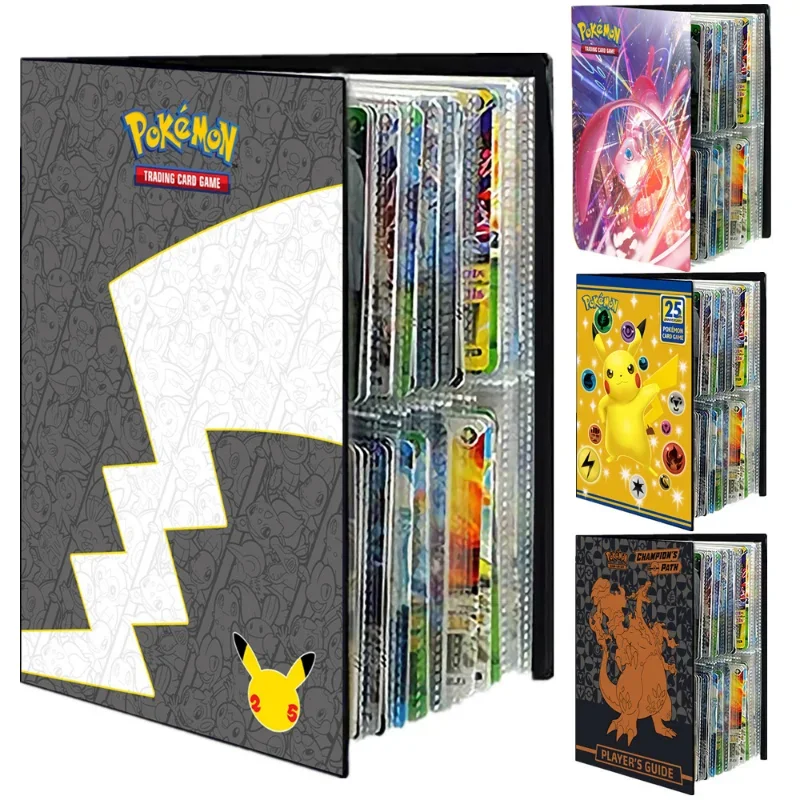 Pokemon 25Th Anniversary Celebration 240 Card Album Game Card Holder Binder High Definitiongame Card Collection Giocattoli Per Bambini Regalo