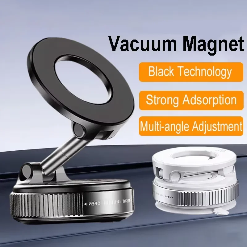 Aluminum Alloy Car Phone Holder with Magnetic Suction Cup