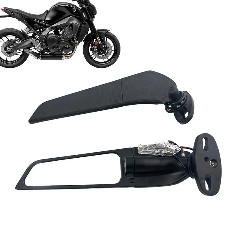 

Зеркало заднего вида для мотоцикла Kawasaki ZX10R ZX12R ZX14R, регулируемые невидимые зеркала, модифицированные ветрозащитные крылья, аксессуары для мотоциклов