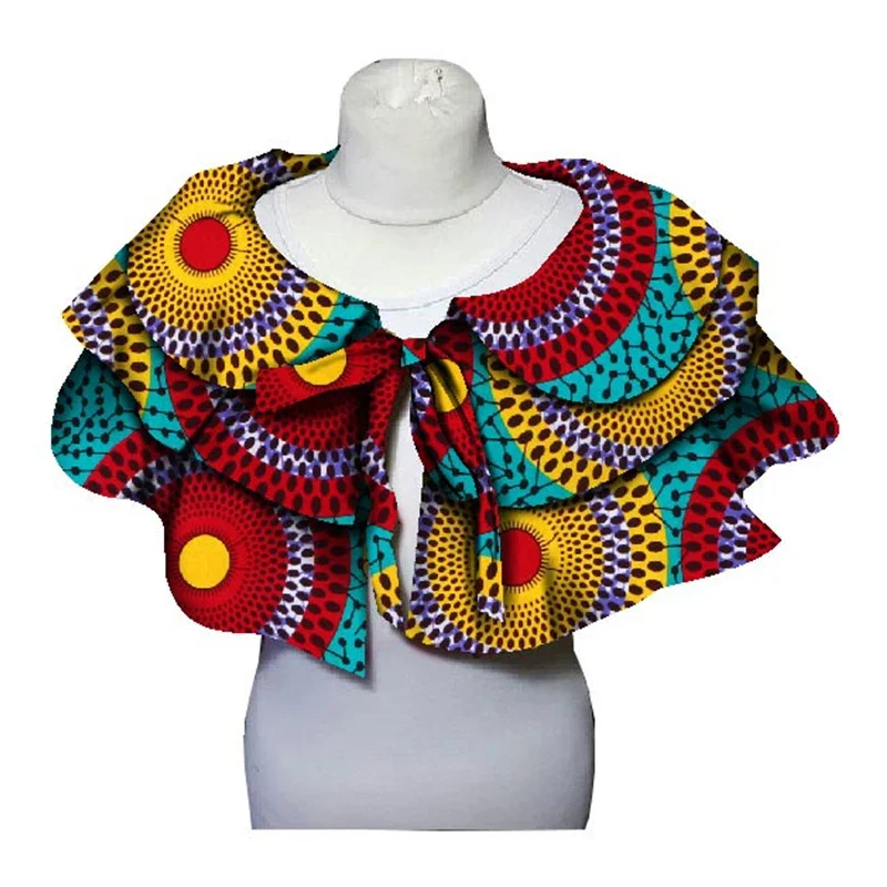 BintaRealWax African New False Collar and Bowknot Colorful Detachable Collars Women Clothes Accessories 16 colors WYB138
