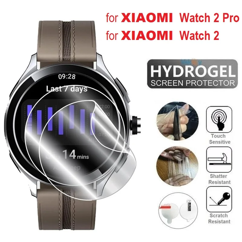 

10PCS TPU Hydrogel Soft Screen Protector for Xiaomi Watch 2 Pro Smartwatch HD Clear Protective Film