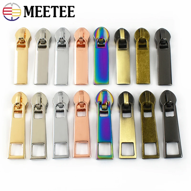 10-100Pcs 3# 5# Nylon Zipper Sliders for Zips Tape Clothes Coat Zippers Pull Head Backpack Zip Repair Kit DIY Sewing Accessories
