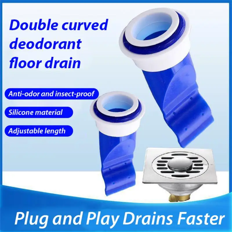 Silicone Floor Drain Odor-proof Leak Core Kitchen Bathroom Sewer Seal Deodorant