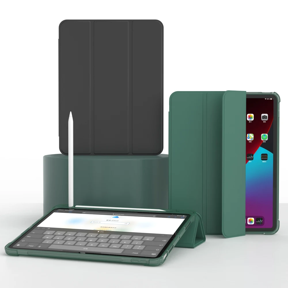 Per Ipad 10 2 Custodia Custodia Protettiva In Tpu Di Nona Generazione Con Portamatite Per Ipad 10 2 "2021 2020 2019 Cover