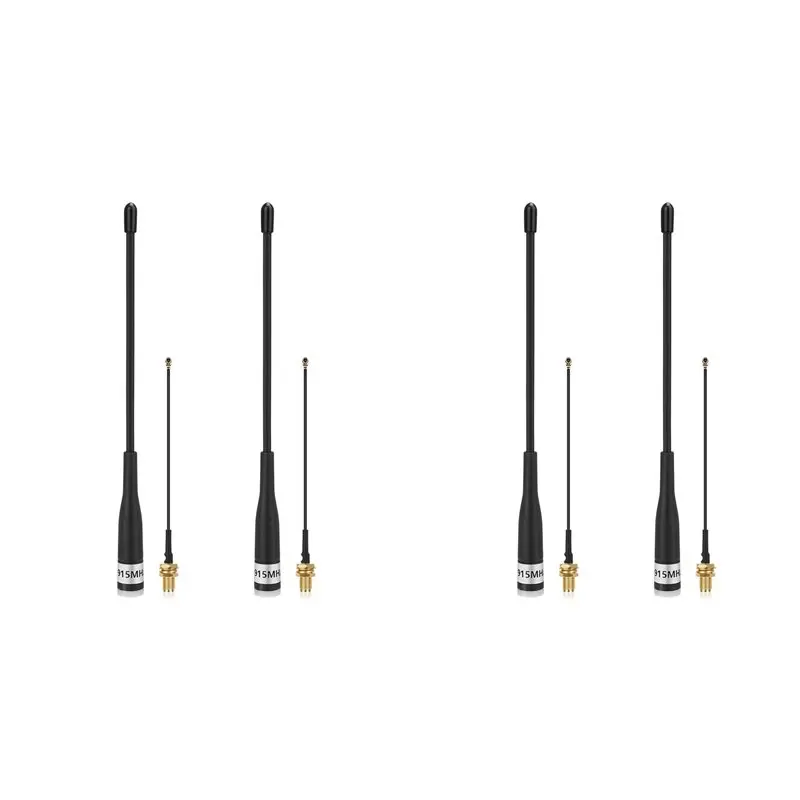 B03B-915Mhz 로라 안테나 10Dbi 게인, 장거리 옴니 SMA 남성형 케이블 포함 메쉬스타틱용 4개