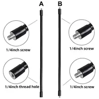 New Metal Monopod Metal Tube Rod Flexible Lightweight Selfie Stick Stands With 1/4inch Screw Tripod Extension Tube SLR Cameras - Image 5