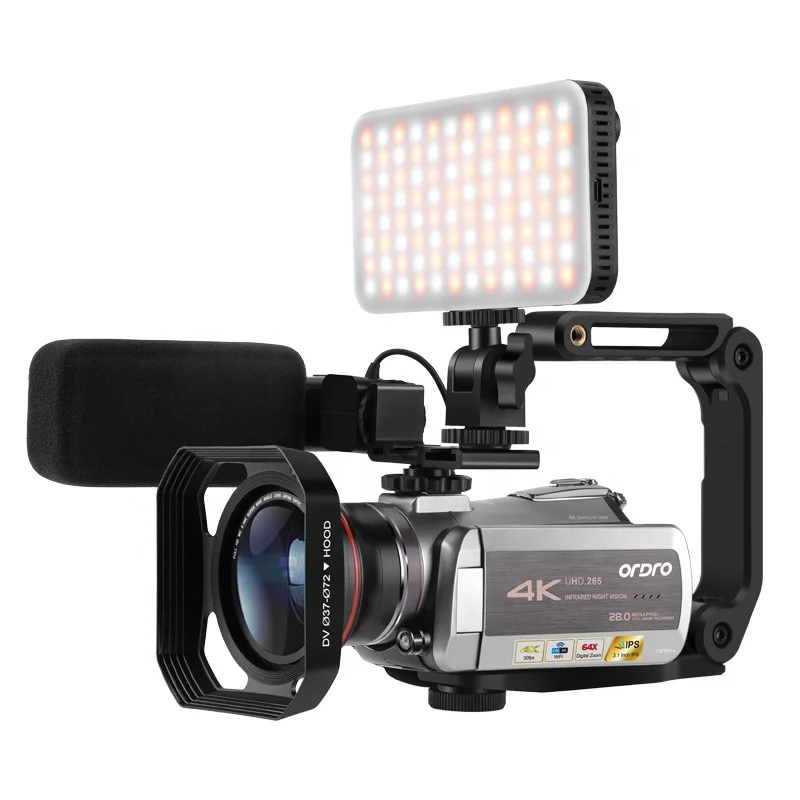 

AZ50 Digital Video Camera 4K WiFi IR Night Vision 64X Zoom Camcorder Stereo Microphone Camera Photography Digital Video Recorder
