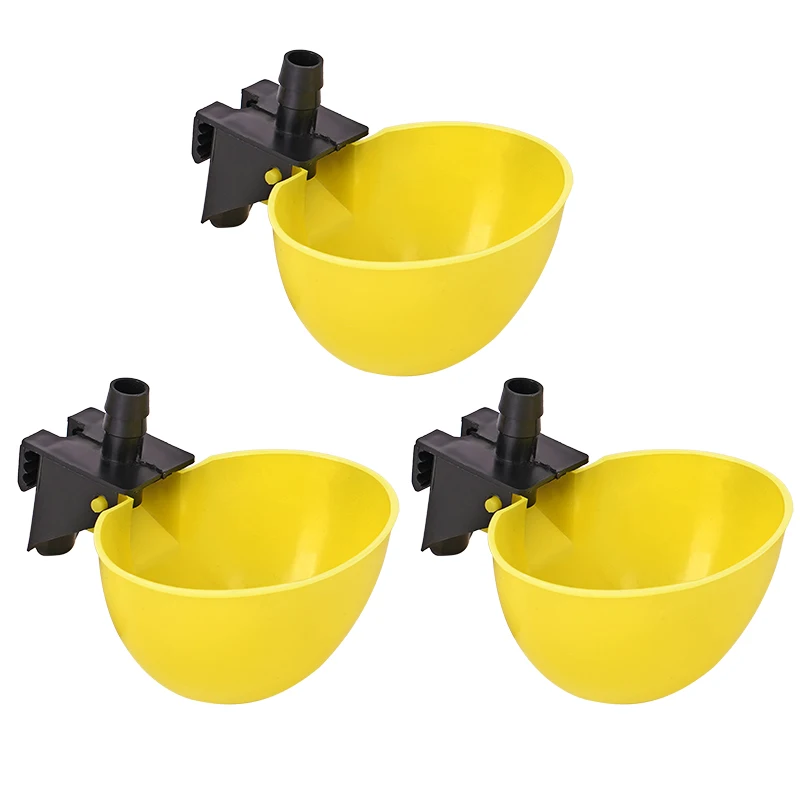 5/10/20Pcs Automatic Poultry Bird Chicken Water Drinker Bowl Poultry Chicken Drinking Bowl 9.5mm Diameter Poultry Waterer 3