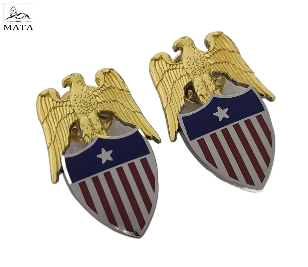 

(1 пара) Помощник армии США в ошейнике бригадного генерала, эмблема 1 звезда бригадного генерала