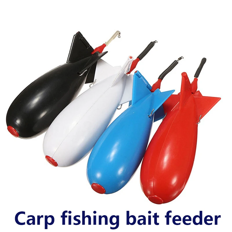 Carp Fishing Rocket Feeder Spod Bomb Float Lure Bait Holder 3 Size