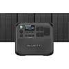 Portable Power Station AC200L Equipped with 350W Solar Panels, 2048Wh LiFePO4 Batteries, and 4 2400W AC Power Sockets 1