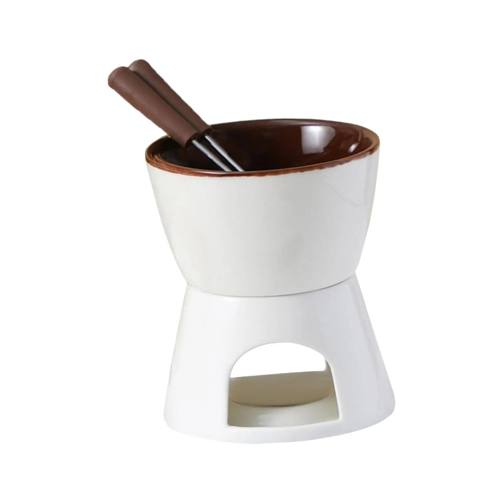 Chocolate Fondue Pot Cooking Cookware Dinner Wedding Dining Caramel 300ml