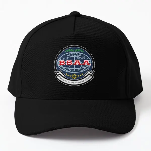 

Bsaa Emblem Baseball Cap Hat Casquette Hip Hop Bonnet Fish Spring Snapback Women Printed Sun Solid Color Casual Sport Black