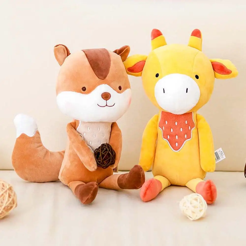 

For Parties Kids Gifts Giraffe Raccoon Plush Pillow Koala Squirrel Stuffed Toys Raccoon Plush Toy Plush Toy Plush Doll