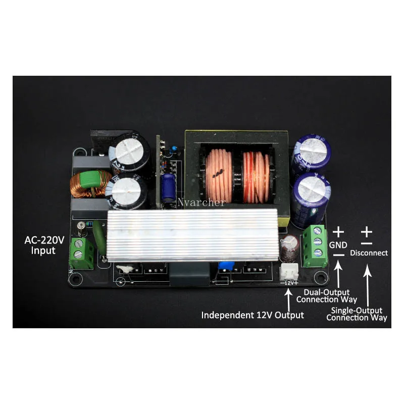 Nvarcher Llc-placa de Alimentação Comutada para Amplificador 600w Alta Qualidade Sonora ac 200240v - Image 6
