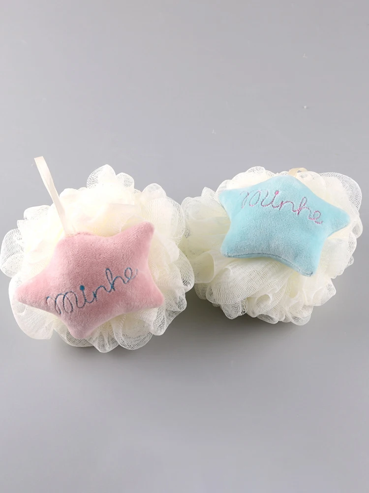 

1Pcs Bathroom Rubbing Back Bath Towel Bath Bubble Ball Rubbing Bath Scrub Back Foaming Toiletries Net Bath Flower