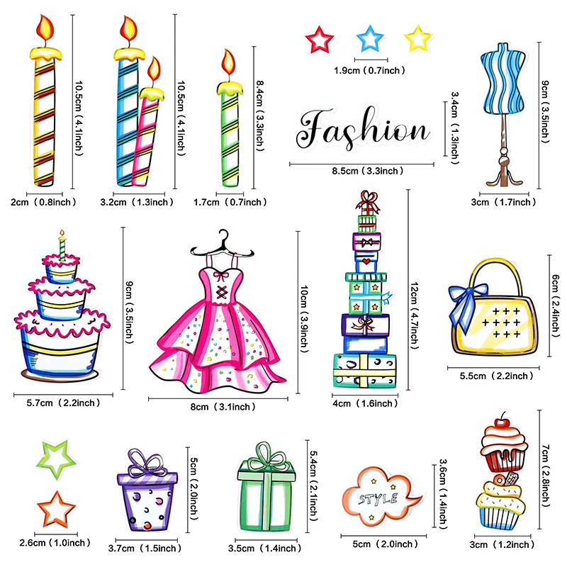 15pcs Fashionista