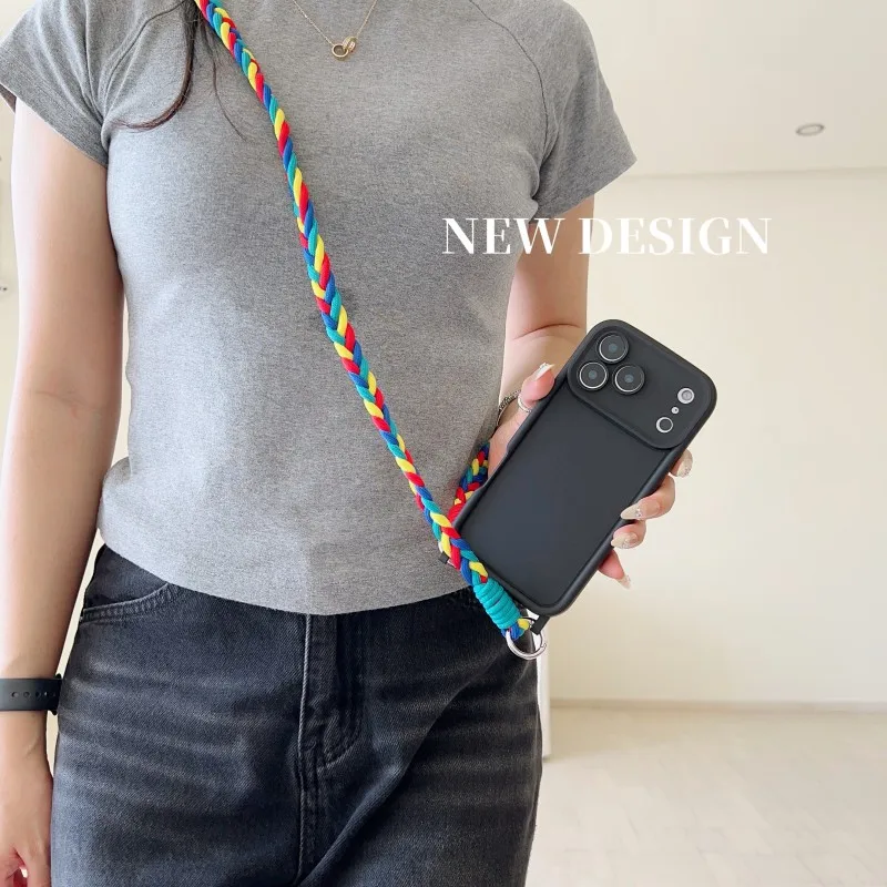 Universal Lanyard Case with Crossbody Strap and Shockproof Protection