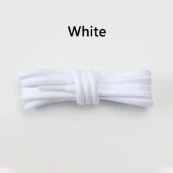 Premium Round Shoelaces for Footwear - Versatile and Durable Options for All Shoe Types (White)
